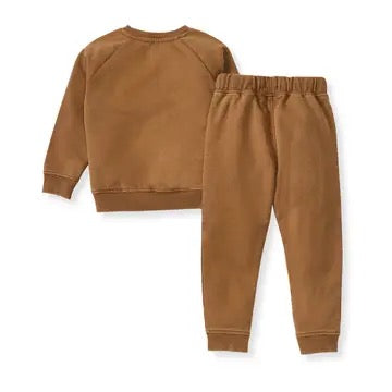Acid Wash Infant Sweatshirt Set by Burts Bees Baby